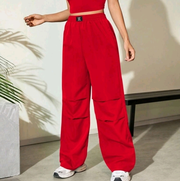 Summer Casual Patch Strapless Crop Top And Long Pants Two Piece Set - Picture 3 of 6